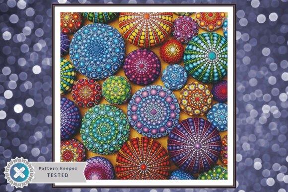 Cross Stitch Pattern PDF Painted Stones