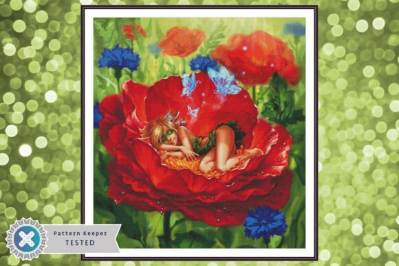 Cross Stitch Pattern PDF Poppy Fairy