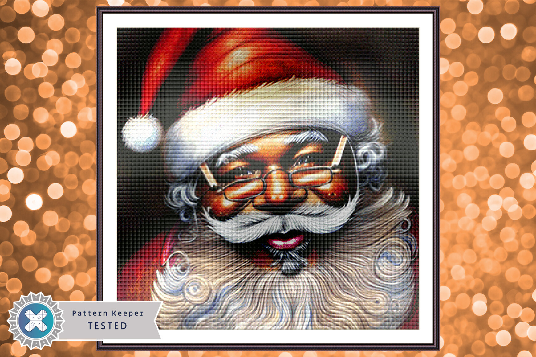 Cross Stitch Pattern PDF Santa Claus