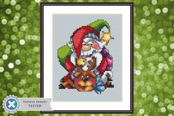 Cross Stitch Pattern PDF Santa Claus