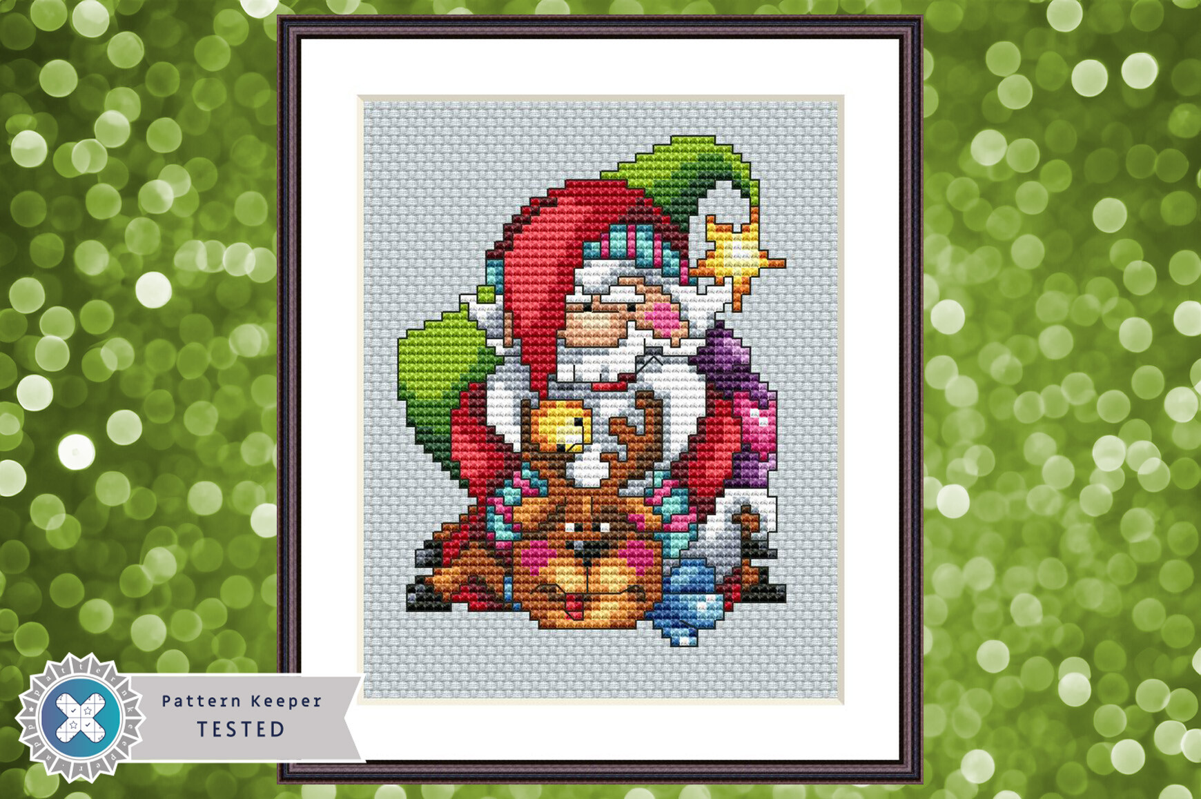 Cross Stitch Pattern PDF Santa Claus