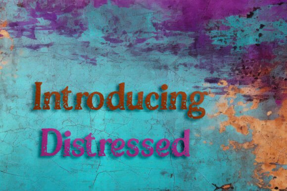 Distressed Font - Preview 1