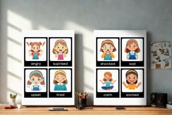Feelings Flashcards for Kids