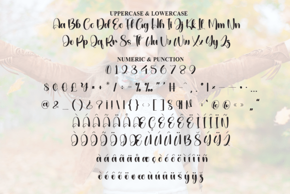 Funny Autumn Font PNG with transparent background - Preview 6