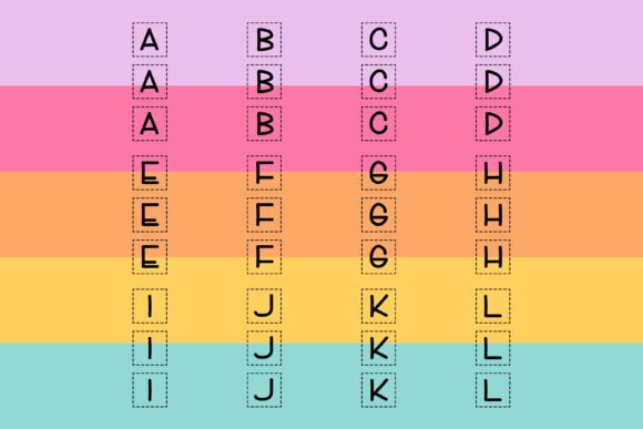 Papersnip Stacked Font PNG with transparent background - Preview 1