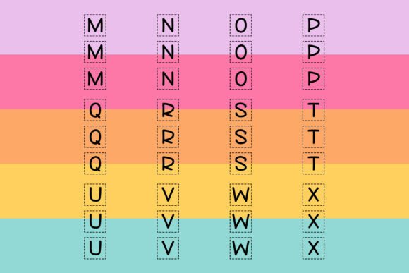 Papersnip Stacked Font PNG with transparent background - Preview 2