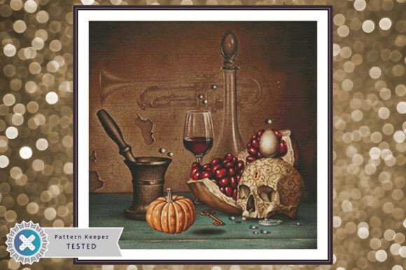 Still Life Cross Stitch Pattern PDF