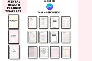 Canva Mental Health Digital Planner Graphic by DigitalbossCreations ...