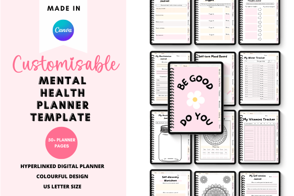 Canva Mental Health Digital Planner