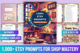 🛍️ 1,000+ Etsy Prompts for Shop Mastery Graphic by KDPMart · Creative Fabrica
