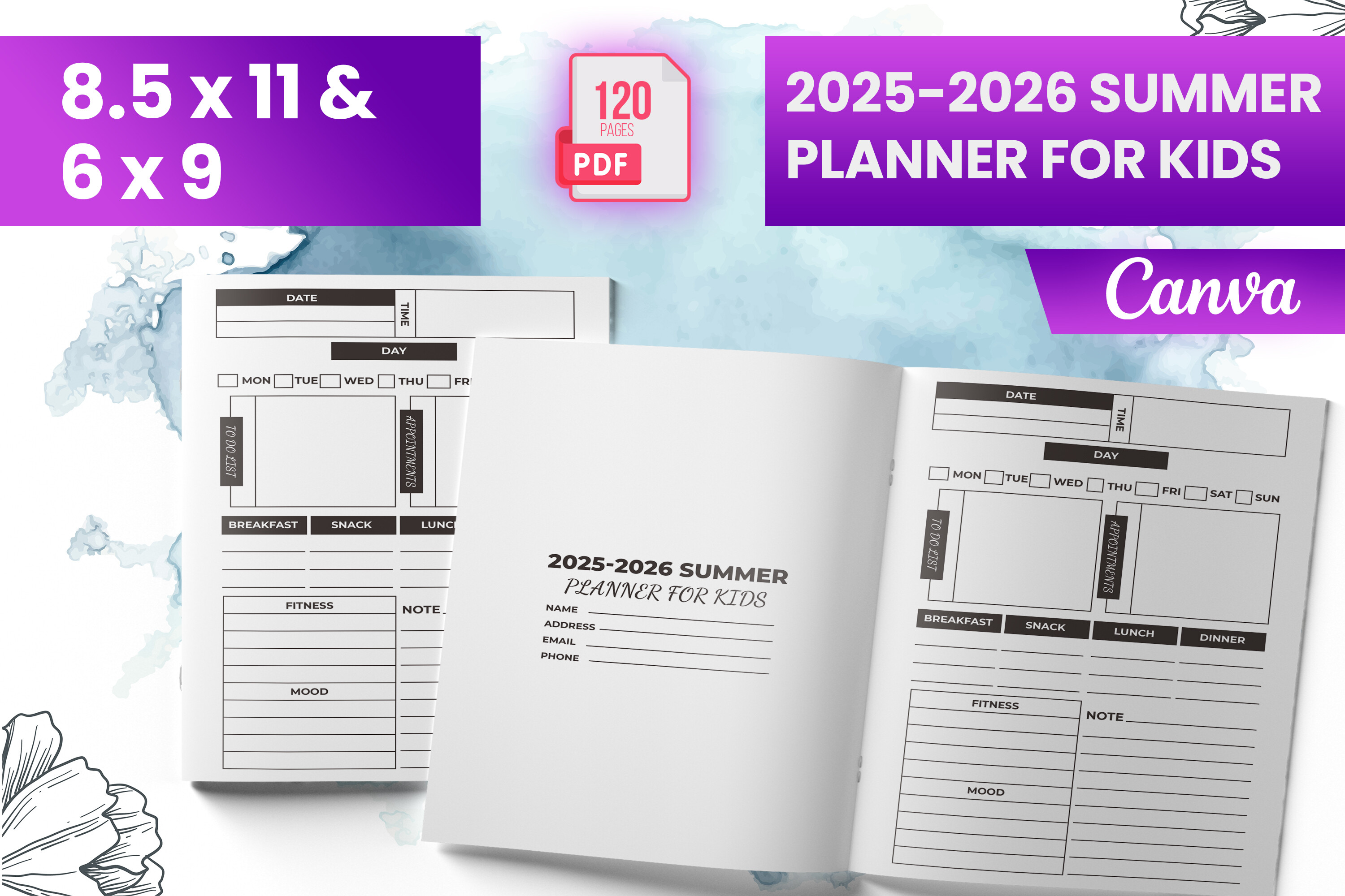 2025-2026 Summer Planner for Kids (KDP)