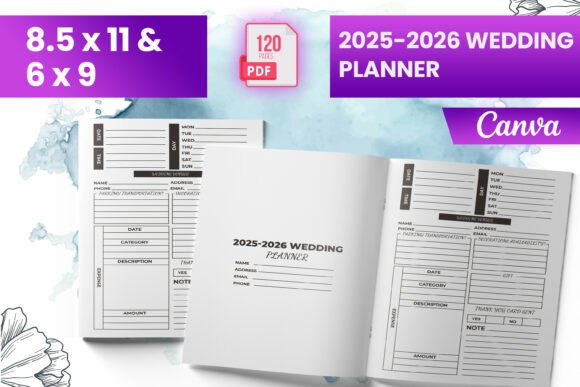 2025-2026 Wedding Planner (KDP)