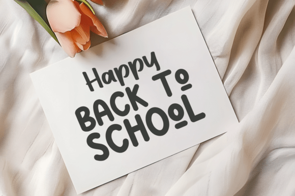 Back to School Regular Font Font - Preview 4