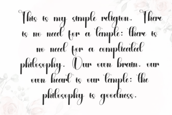Breathine Font - Preview 3