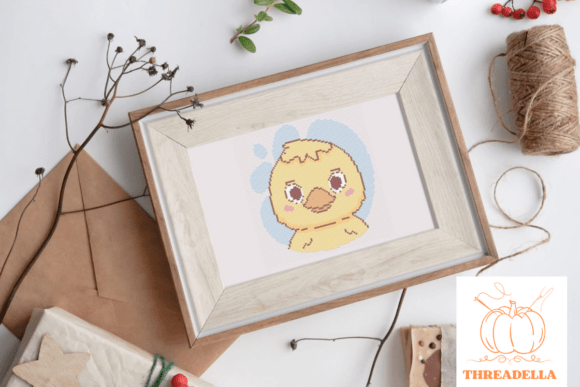 Chick Cross-Stitch Pattern