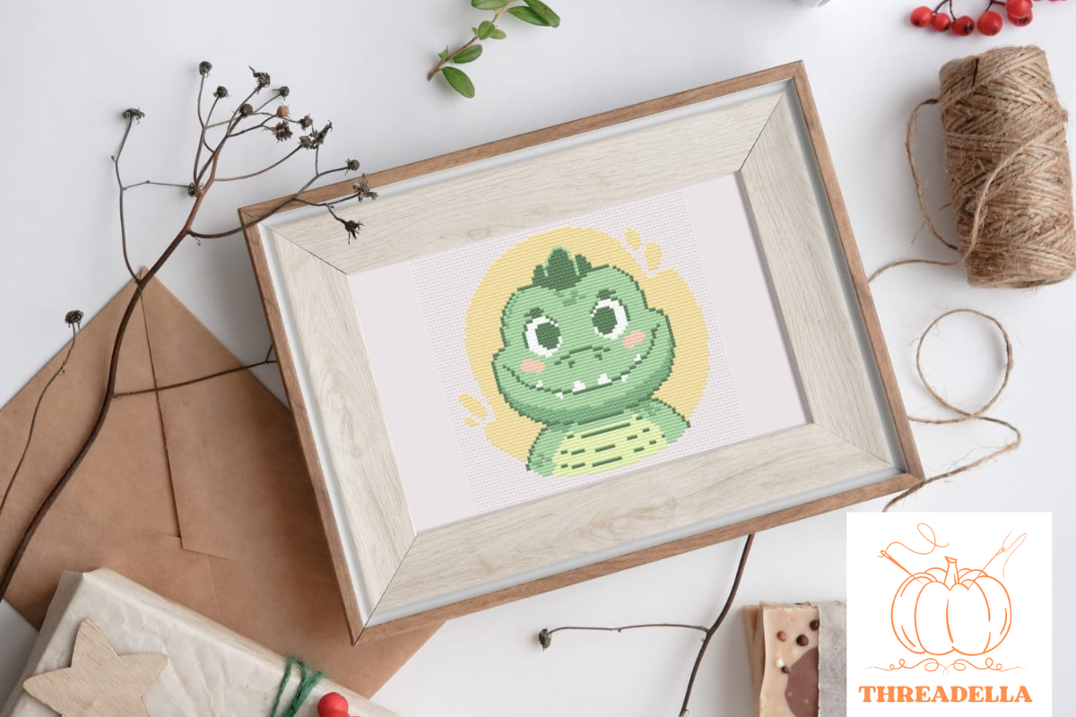 Crocodile Cross-Stitch Pattern