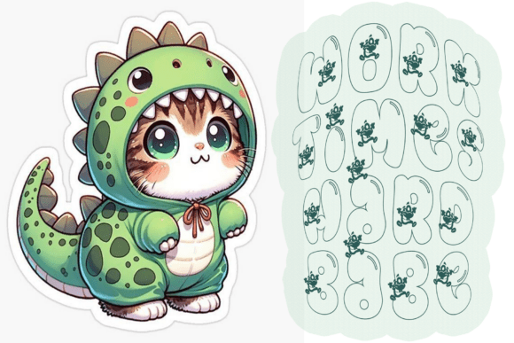 Cute Alien Font - Preview 1