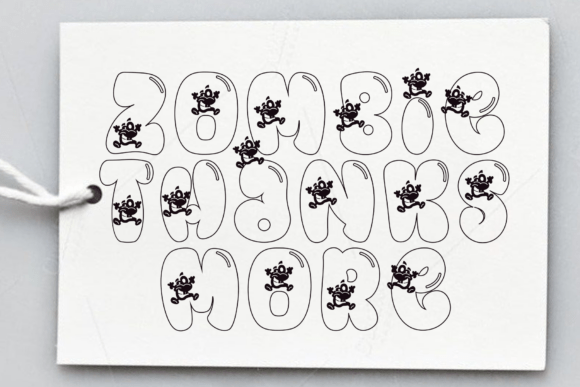 Cute Alien Font - Preview 4