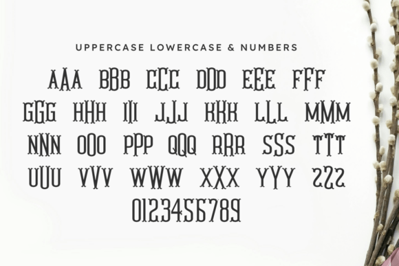 Fishtail Monogram Regular Font Font - Preview 1