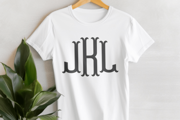 Fishtail Monogram Regular Font Font - Preview 3