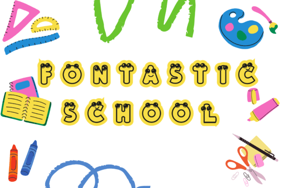 Fontastic School Font - Preview 1