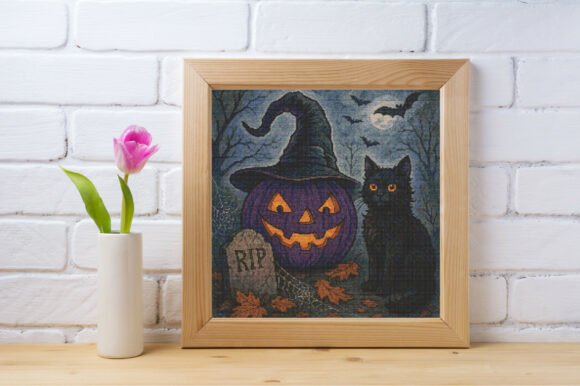 Halloween Autumn Skull & Spell Books