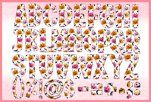 Halloween Candy Font - Preview 1