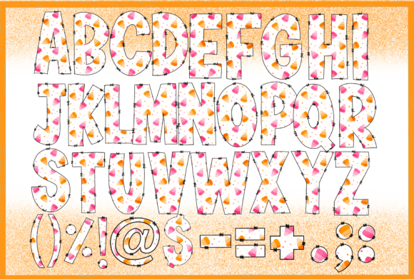 Halloween Candy Font - Preview 3