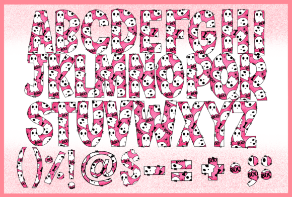 Happyhalloween Font PNG with transparent background - Preview 1