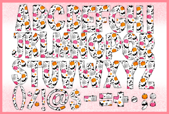 Happyhalloween Font PNG with transparent background - Preview 2