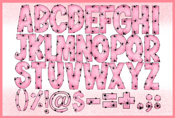 Happyhalloween Font PNG with transparent background - Preview 3