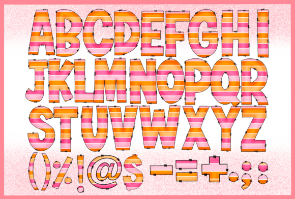 Happyhalloween Font PNG with transparent background - Preview 4