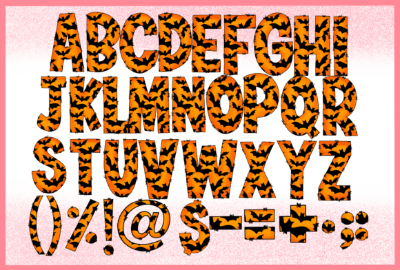 Happyhalloween Font PNG with transparent background - Preview 5