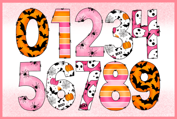 Happyhalloween Font PNG with transparent background - Preview 6