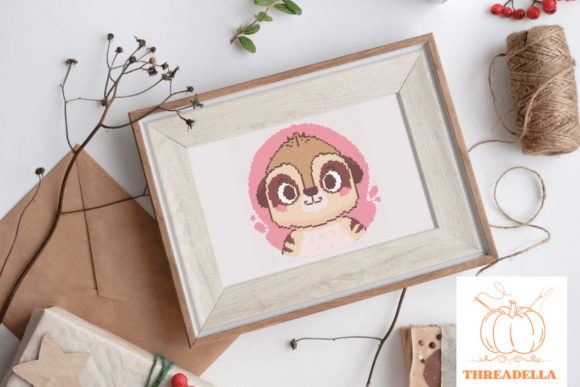 Lemur Cross-Stitch Pattern