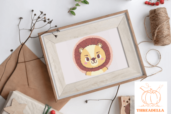 Lion Cross-Stitch Pattern