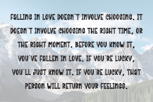 Love Bombing Font PNG with transparent background - Preview 5