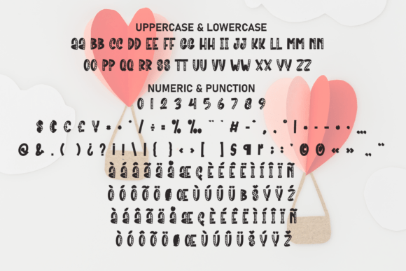 Love Bombing Font PNG with transparent background - Preview 6