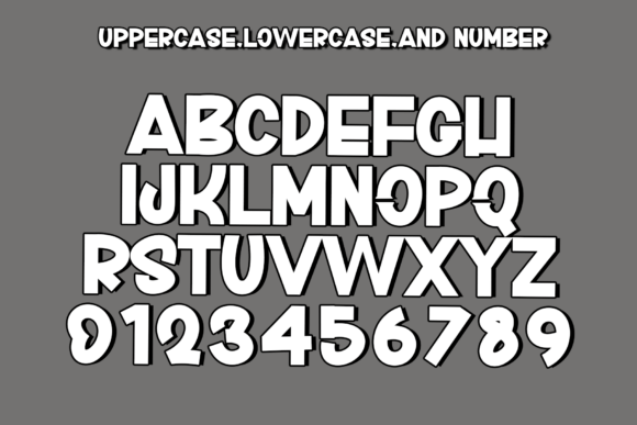 Moon Creme Font PNG with transparent background - Preview 3