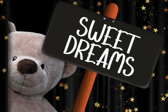 Night Holiday Font PNG with transparent background - Preview 3