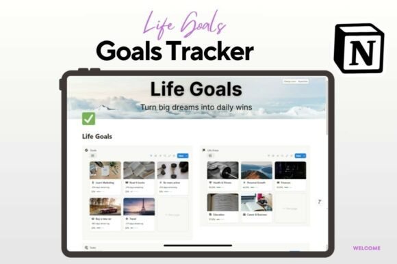 Notion Life Goals Mastery Template