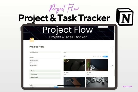 Notion Project and Task Tracker Template