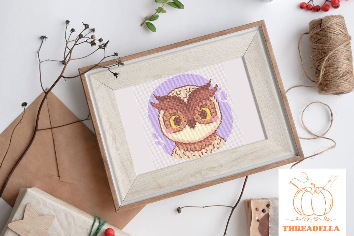 Owl Cross-Stitch Pattern