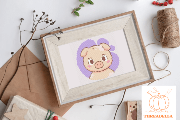 Pig Cross-Stitch Pattern