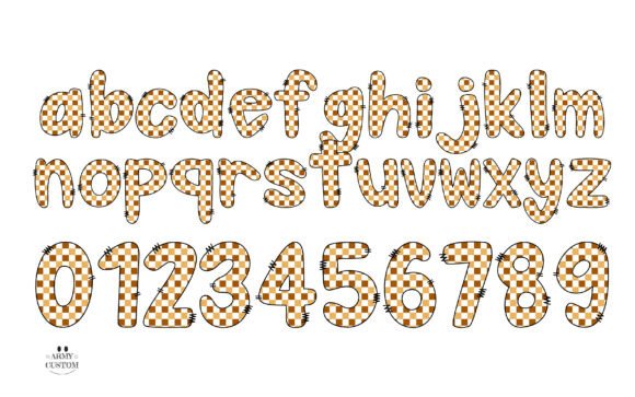 Preppyfall Pumpkin Font PNG with transparent background - Preview 2