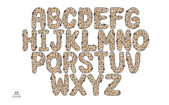 Preppyfall Pumpkin Font PNG with transparent background - Preview 5