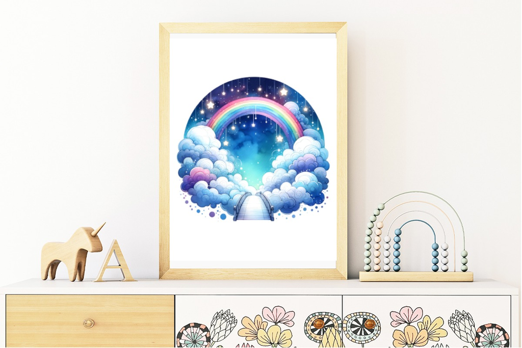 Rainbow Bridge Nursery Art