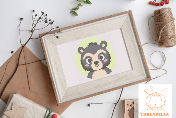 Teddy Bear Cross-Stitch Pattern