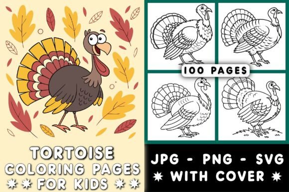 Turkey Coloring Page for Kids