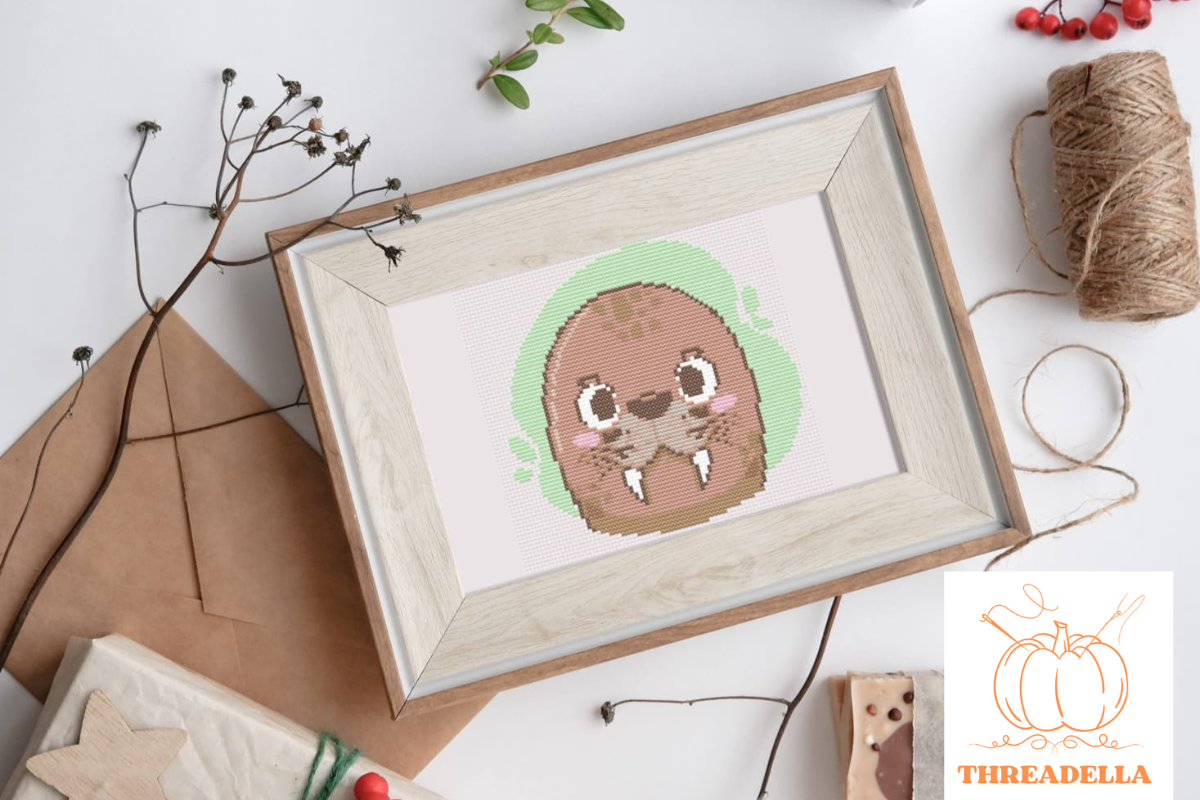 Walrus Cross-Stitch Pattern